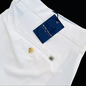 NWT Peter Millar Crown Crafted Stealth Performance Pants White 31/30